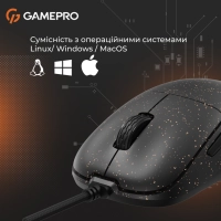 Мишка GamePro GM690D USB Black/Orange (GM690D) Diawest