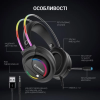 Навушники GamePro HS733 Black (HS733) Diawest