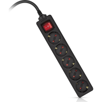 Мережевий фільтр живлення REAL-EL RS-PROTECT M 10m, black (EL122300037) Diawest