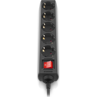 Мережевий фільтр живлення REAL-EL RS-PROTECT M 10m, black (EL122300037) Diawest