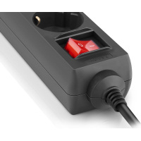 Мережевий фільтр живлення REAL-EL RS-PROTECT M 10m, black (EL122300037) Diawest