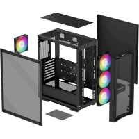 Корпус Deepcool CC560 Mesh V2 Black (R-CC560-BKAMA4-G-2) Diawest