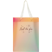 Подарунковий пакет Axent пластиковий Just for you-4, 25х19 см (8503-40-A) Diawest