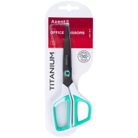 Ножиці Axent Titanium 21 см, біло-бірюзові (6307-16-A) Diawest