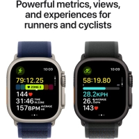 Смарт-годинник Apple Watch Ultra 2 2024 GPS + Cellular 49mm Black Titanium Case with Black Ocean Band (MX4P3UL/A) Diawest