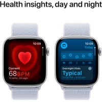 Смарт-годинник Apple Watch Series 10 GPS 46mm Silver Aluminium Case with Blue Cloud Sport Loop (MWWN3QH/A) Diawest