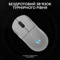 Мишка Logitech G Pro 2 Lightspeed Wireless White (910-007302) Diawest