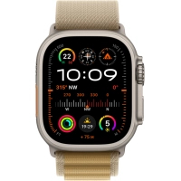 Смарт-годинник Apple Watch Ultra 2 2024 GPS + Cellular 49mm Natural Titanium Case with Tan Alpine Loop - Medium (MX4F3UL/A) Diawest