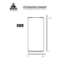 Скло захисне Armorstandart Pro Xiaomi Redmi Note 14 5G Black (ARM83175) Diawest