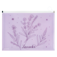 Папка на блискавці Axent zip-lock А4+ Lavender-2 (1497-37-A) Diawest