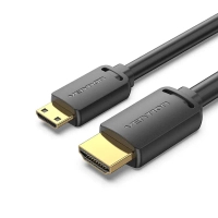 Кабель мультимедійний HDMI A to HDMI C (mini), 1.5m V2.0 4K 60Hz 18Gbps HDR Dolby Vention (AGHBG) Diawest