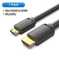 Кабель мультимедійний HDMI A to HDMI C (mini), 1.5m V2.0 4K 60Hz 18Gbps HDR Dolby Vention (AGHBG) Diawest