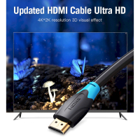 Кабель мультимедійний HDMI to HDMI 8.0m V2.0 4K 60Hz PVC Vention (AACBK) Diawest