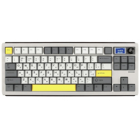 Клавіатура Epomaker Shadow-S TKL Mulan Switch Hot-Swap LCD Screen RGB Wireless/Bluetooth/USB UA White (SHS-W-M) Diawest