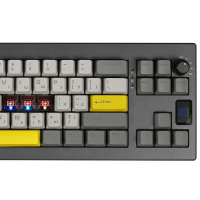 Клавіатура Epomaker Shadow-X 70 Flamingo Switch Hot-Swap LCD Screen RGB Wireless/Bluetooth/USB UA Black (SHX-B-F) Diawest