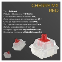 Клавіатура Ducky One 3 SF Cherry MX Red RGB UA USB Black (DKON2167ST-RUAPXCLAWSC1) Diawest