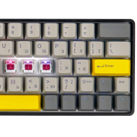 Клавіатура Epomaker EP64 60 Mulan Switch Hot-Swap RGB Wireless/Bluetooth/USB UA Black (EP64-B-M) Diawest