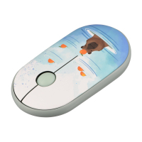 Мишка 2E MF300 CAPYBARATANGERINE Silent Wireless/Bluetooth Green (2E-MF300WCAPIBARAGN) Diawest