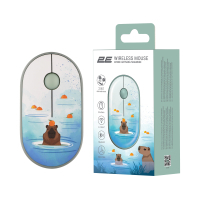 Мишка 2E MF300 CAPYBARATANGERINE Silent Wireless/Bluetooth Green (2E-MF300WCAPIBARAGN) Diawest
