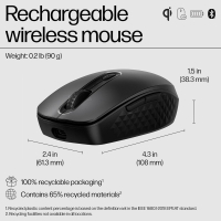 Мишка HP 690 Rechargeable Bluetooth Black (7M1D4AA) Diawest
