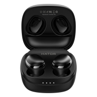 Навушники Hator Hyреrpunk Truedots SyncHUB Black (HTA411) Diawest