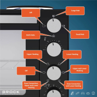 Електропіч Brock TO 3002 B Diawest