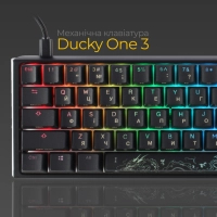 Клавіатура Ducky One 3 SF Cherry MX Brown RGB UA USB Black (DKON2167ST-BUAPXCLAWSC1) Diawest