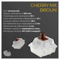 Клавіатура Ducky One 3 SF Cherry MX Brown RGB UA USB White (DKON2167ST-BUAPXPWWWSC1) Diawest