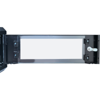 Шафа настінна GEAR 4U 19'' 600x600x240 мм, black (GWMSN-4U-600-600) Diawest