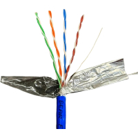 Кабель мережевий GEAR FTP 100м, cat.5e, CU, 4*2*0,51, PVC, indoor, blue (GEC-FTPCU051100) Diawest