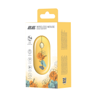 Мишка 2E MF300 FLORAPOPPY Silent Silent Wireless/Bluetooth Yellow (2E-MF300WFLORAYW) Diawest