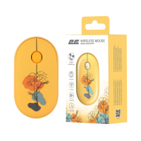 Мишка 2E MF300 FLORAPOPPY Silent Silent Wireless/Bluetooth Yellow (2E-MF300WFLORAYW) Diawest