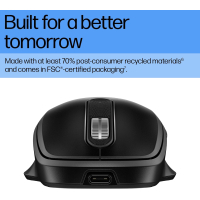 Мишка HP 510 Ultra-Fast Rechargeable Wireless Black (9C2F6AA) Diawest