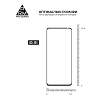 Скло захисне Armorstandart Pro Tecno Spark 30 4G (KL6) Black (ARM81384) Diawest