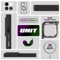 Чохол до мобільного телефона Armorstandart Unit MagSafe Samsung S25 Plus Black (ARM82263) Diawest