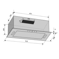 Витяжка кухонна Ventolux PUNTO 52 BG (800) KN Diawest