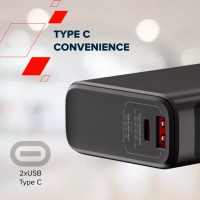 Батарея універсальна Canyon 20000mAh OnPower 230 TFT PD/130W Dark Grey (CNS-CPB230DG) Diawest