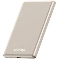 Батарея універсальна Canyon 5000mAh OnPower 505 slim Magsafe PD/20W Beige (CNS-CPB505BE) Diawest