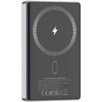 Батарея універсальна Canyon 10000mAh OnPower 510 slim Magsafe PD/20W Dark Grey (CNS-CPB510DG) Diawest