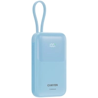 Батарея універсальна Canyon 10000mAh OnPower 101 PD/22.5W built-in cable Blue (CNS-CPB101BL) Diawest