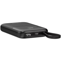 Батарея універсальна Canyon 10000mAh OnPower 101 PD/22.5W built-in cable Black (CNS-CPB101BK) Diawest