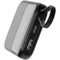 Батарея універсальна Canyon 10000mAh OnPower 101 PD/22.5W built-in cable Black (CNS-CPB101BK) Diawest