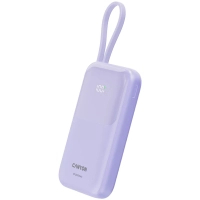 Батарея універсальна Canyon 10000mAh OnPower 101 PD/22.5W built-in cable Purple (CNS-CPB101PU) Diawest