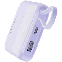 Батарея універсальна Canyon 10000mAh OnPower 101 PD/22.5W built-in cable Purple (CNS-CPB101PU) Diawest