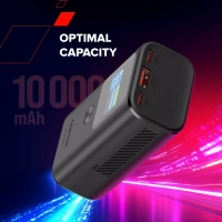 Батарея універсальна Canyon 10000mAh OnPower 130 TFT PD/30W Dark Grey (CNS-CPB130DG) Diawest