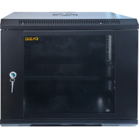 Шафа настінна GEAR 9U 19'' 600x600x450 мм, + полка 19