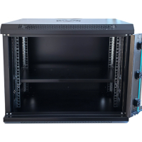 Шафа настінна GEAR 9U 19'' 600x600x450 мм, + полка 19