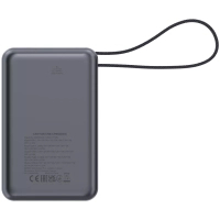 Батарея універсальна Canyon 20000mAh OnPower 600 PD/65W built-in cable Dark Grey (CNS-CPB600DG) Diawest