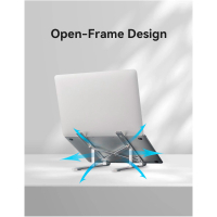 Підставка до ноутбука Vention Laptop X-type Stand Silver Aluminum Alloy (KDMI0) Diawest