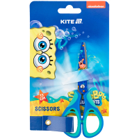 Ножиці Kite дитячі з гумовими вставками і малюнком на лезі Sponge Bob 13 см (SB25-148) Diawest
